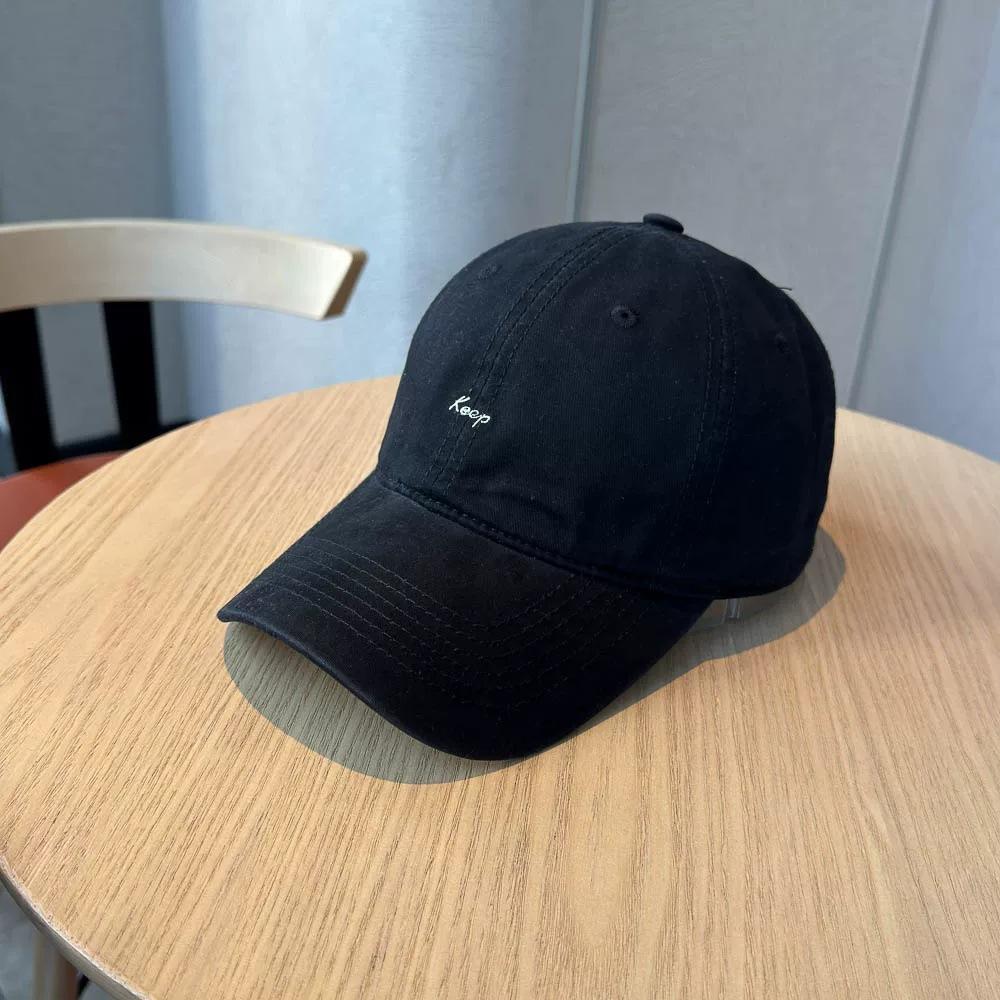 Spring New Simple Keep Baseball Cap Unisex Pure Cotton Breathable Versatile Travel Face-Enhancing Baseball Cap