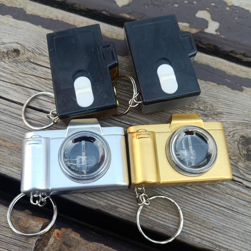 Cartoon Led Light-Up Keychain Creative Bag Charm Light-Up Toy Gift Mini Flashlight