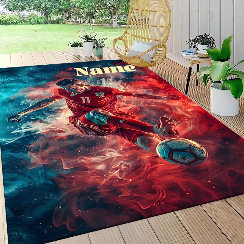 Custom Name Unicorn Fantasy Adventure Carpet Rug Customizable Soft Washable Anti-Slip Home Living Room Sofa Mats Personalized Rug. 0909180