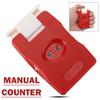 4x7cm Manual Counter Knitting Stitch Row Knitted Loops Recording Red Plastic Knitting Row Counter Handmade Sweater Accessorries