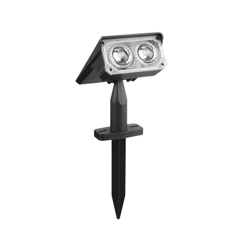 

Solar Spot Lights Outdoor 2/7 LEDs, Solar Powered IP65 Waterproof Landscape Spotlight for Garden Yard Path Tree Courtyard Balcony Decor Lighting 2LED 1PC теплый белый