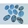 Colour Enhanced Magnesite Turquoise Oval Cabochon Loose Gemstone 10Pcs Lot C-2088