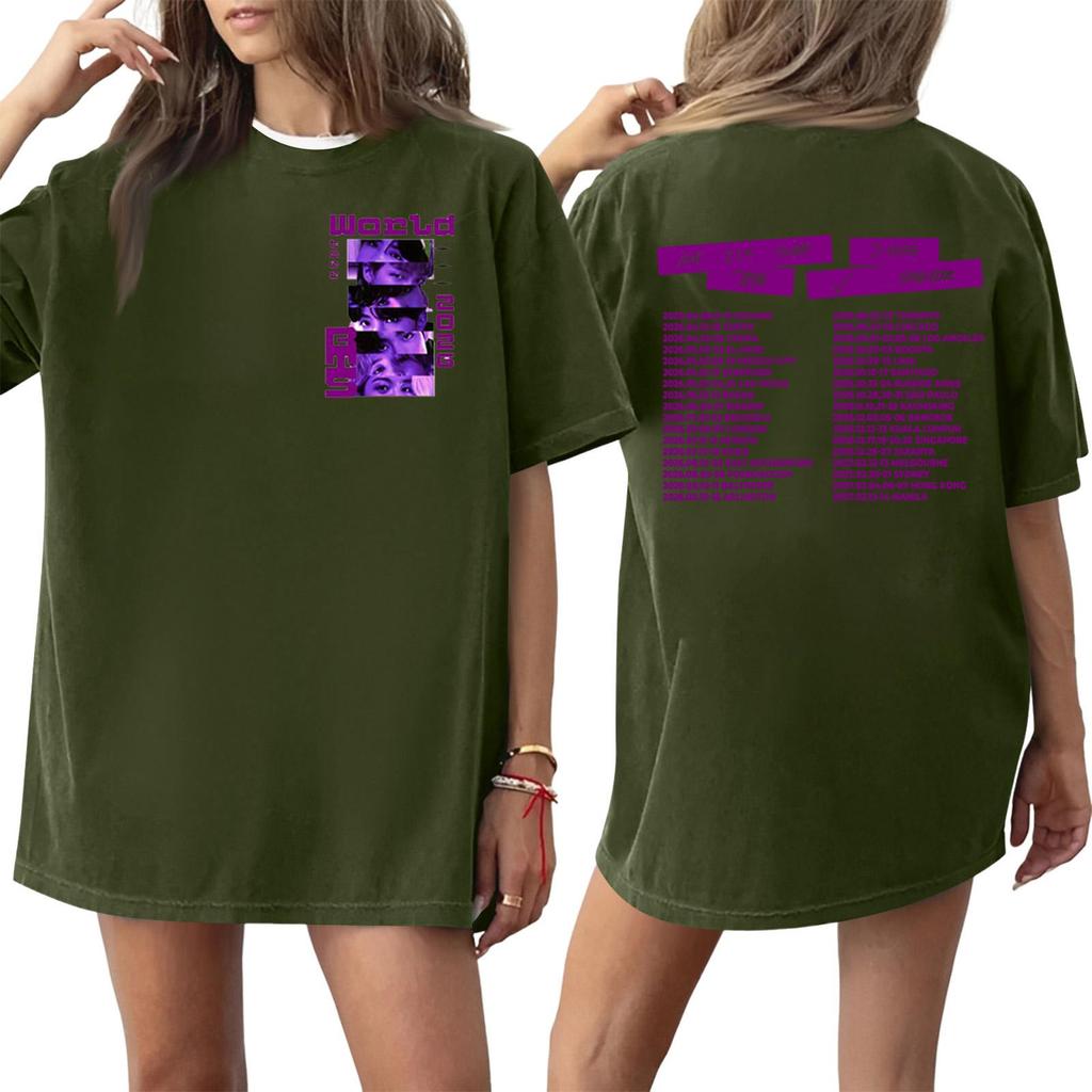 Adult and Kids Casual Letter Print Short Sleeve T-Shirt for Family Matching Everyday Wear