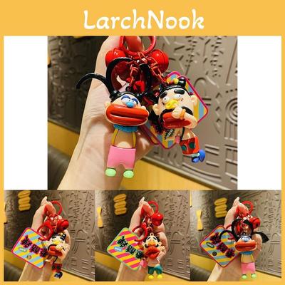 Adorable Cartoon Keychain Cute Pvc Zinc Alloy Key Ring For Couples And Friends
