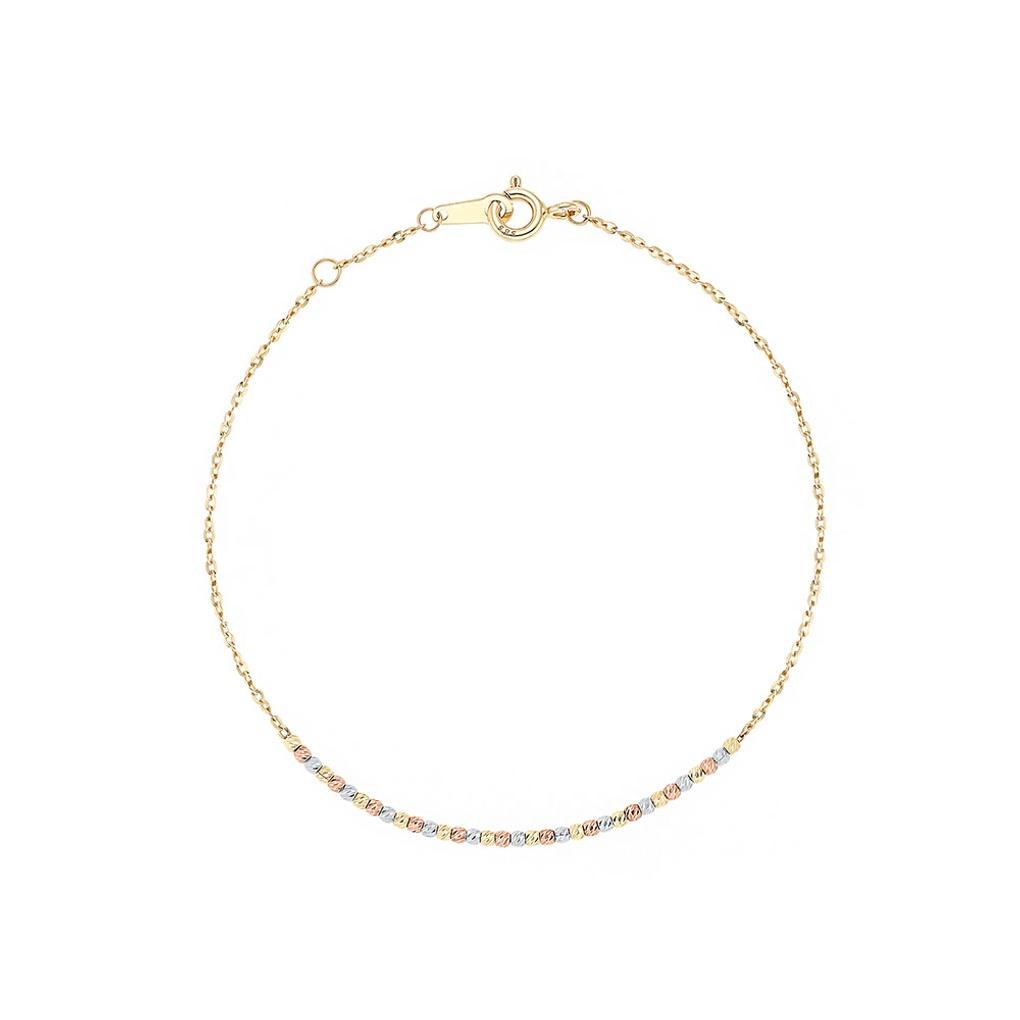 

LLOYD Triple Color Cutting Ball 14k Bracelet LWB25012G White gold (WG)