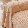 Anti -Scratching Plush Sofa Towel Cover Cloth Sofa Cover Full Covered Four Seasons Universal Sofa Cushion Winter