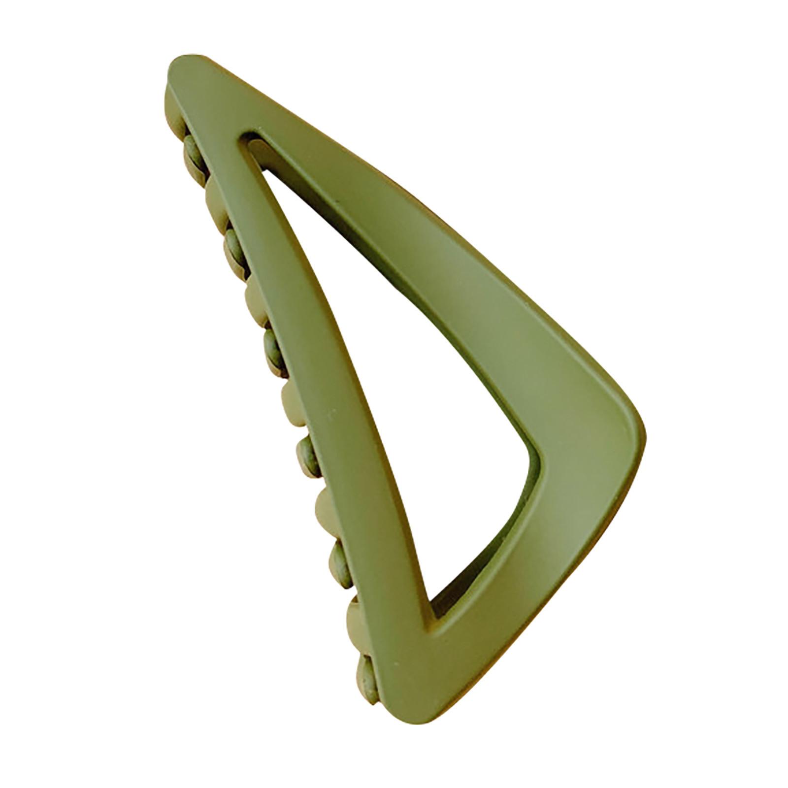 

Женские модные матовые треугольные заколки для волос, сильная фиксация волос для женщин One Size зелёный