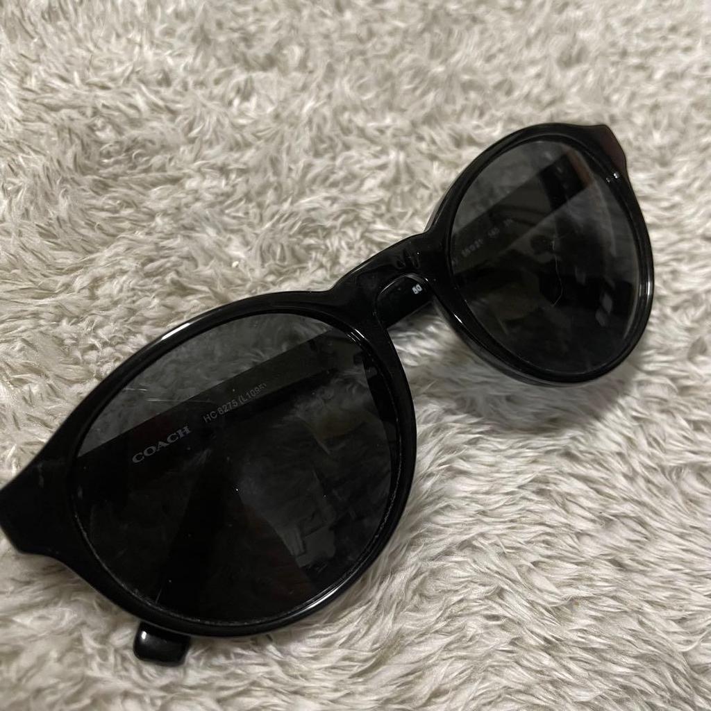 Used COACH sunglasses HC8275 Wellington with case Good condition