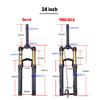 BOLANY 20inch/24inch Air Suspension Mtb Straight Manual/Remote Shock  Absorber Rear Corolla Structure Design for Student‘s Bike