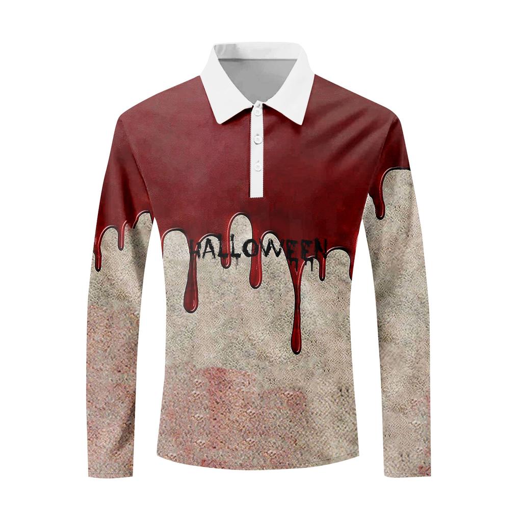 Herrenhemd mit langen Ärmeln und Knopfleiste, modisches, lässiges Oberteil