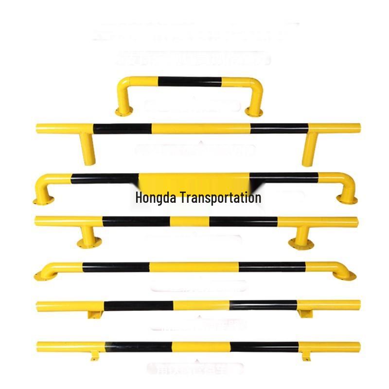 U-Shaped Steel Guardrail: Anti-Collision Vehicle Stopper for Parking Spaces