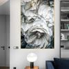 Estilo nórdico elegante florescendo peônia flor óleo impressão a jato de tinta arte cartaz imagem da parede decoração para casa pintura do quarto