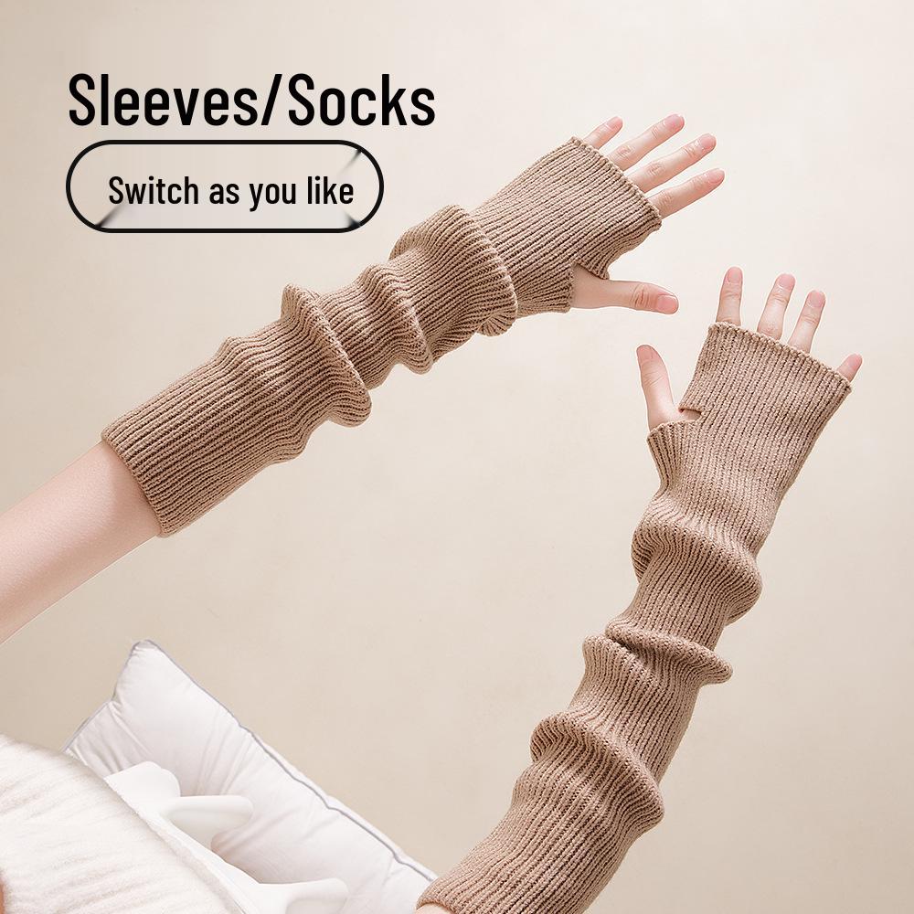 Women's Autumn & Winter Stirrup Calf Socks and Leg Warmers for Yoga Pants