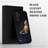 Girl Art V-Vermeer Painting Phone Case For Samsung S 25,24,23,22,30,21,10,9,Ultra,Plus,Lite,FE,4,5 G Black Soft Case