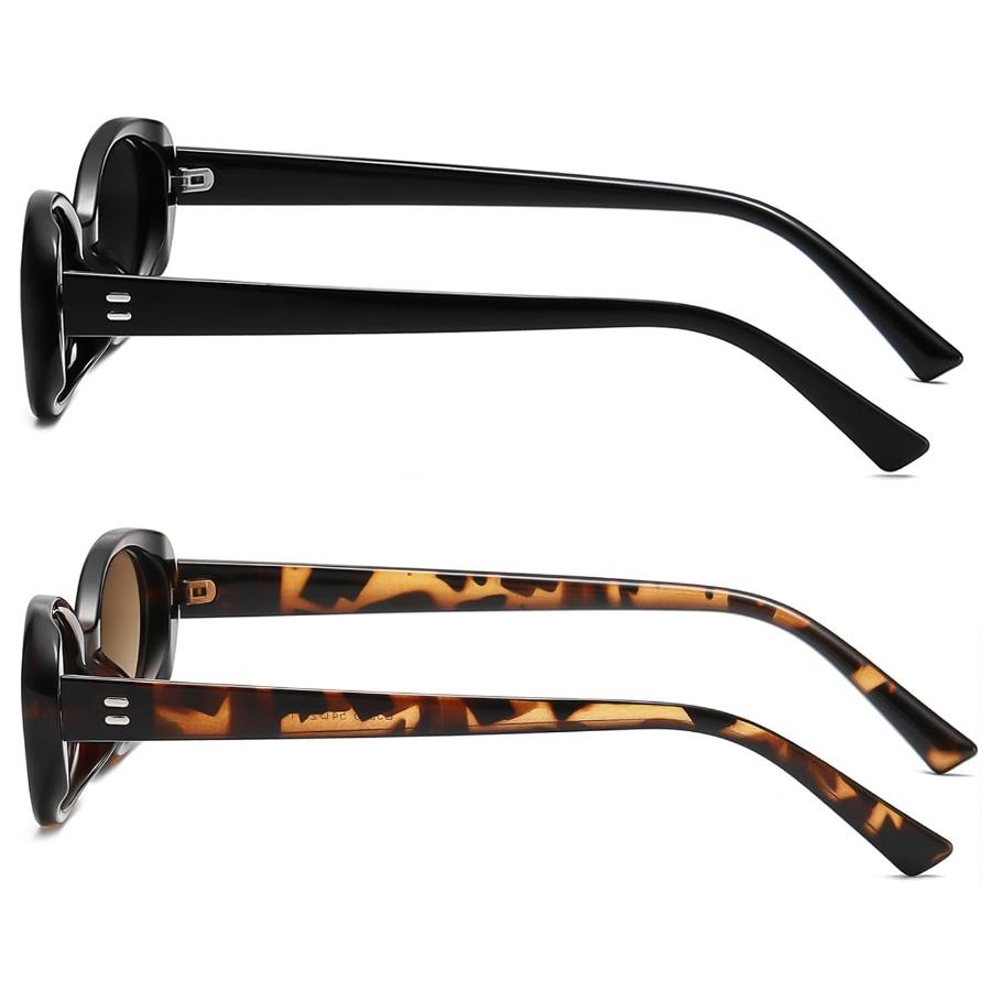 Modne Damskie Okulary Przeciwsłoneczne w Kształcie Owalnym Najnowsza Modna Stylizacja dla Pań Letnie Okulary Przeciwsłoneczne Vintage Styl Markowy Mała Oprawka Okulary do Jazdy