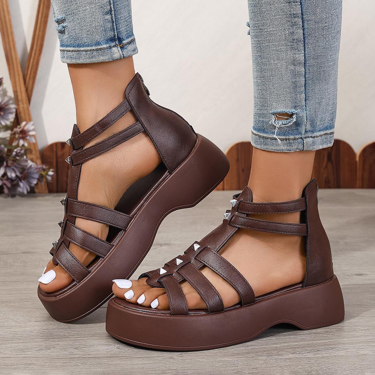 

МОДНЕ ВЗУТТЯ Чоловічі дихаючі спортивні кросівки Спортивне взуття для бігу Відкритий жіночий теніс Тренажер для тренажерного залу 43 коричневий