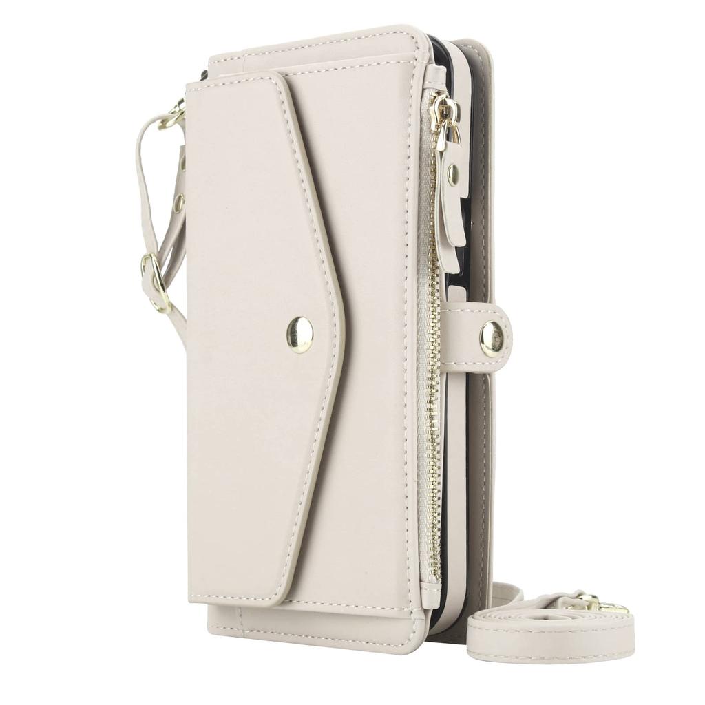For iPhone 16e/16 Pro Max Wallet Case, Support Wireless Charging with RFID Blocking Card Holder, Wallet Detachable Magnetic Case