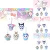 Adorable Self-deprecating Bear Plush Keychain Featuring Sanrio Cool Little Fish Design