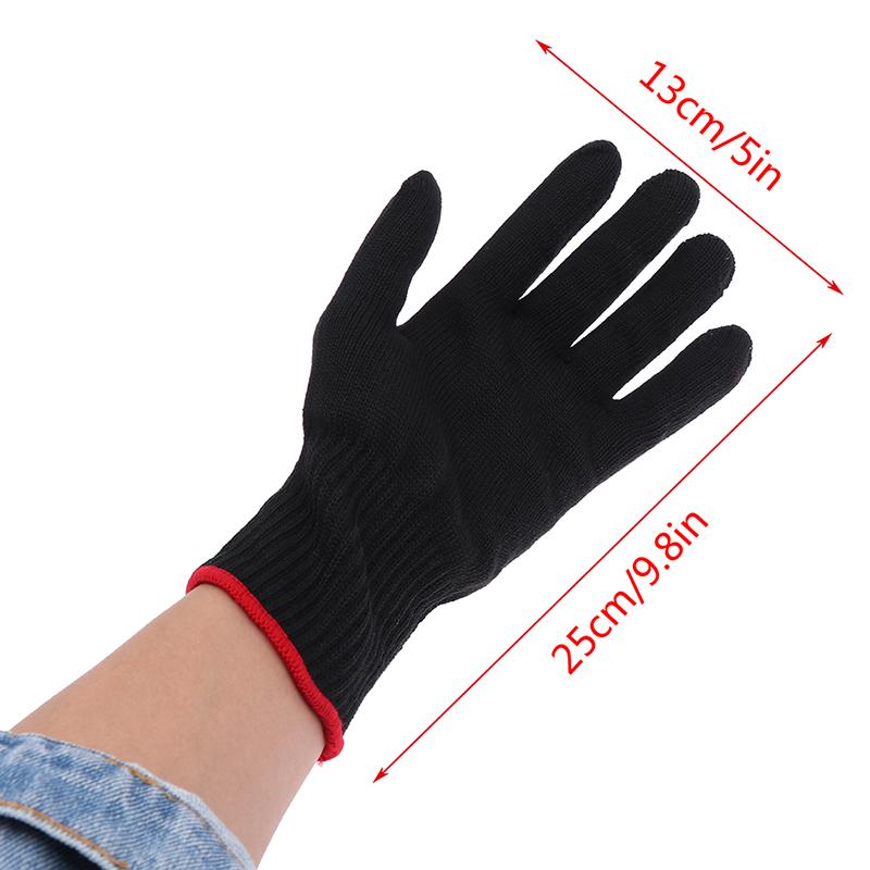 1Pair Hair Straightener Thermal Styling Gloves Perm Curling Hairdressing Heat Resistant Finger Glove Hair Care Styling Tools