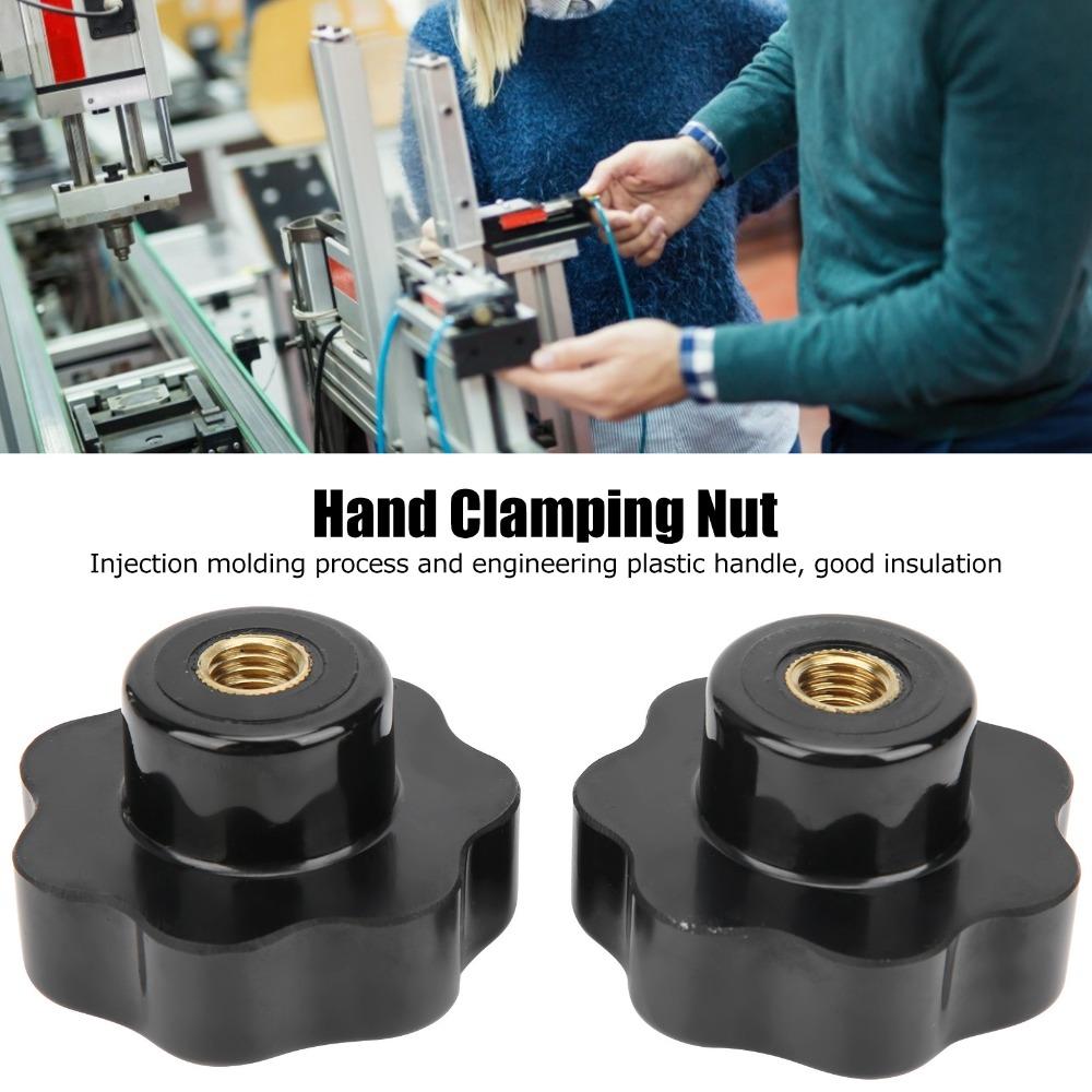 2pcs Durable Star Hand Knob Practical Female Thread Knob  For Mechanical Equipment