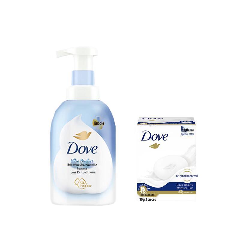 Dove Deeply Nourishing Shower Gel & Cream Bar Soap Bundle