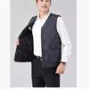 Large Size Vest Dad Wears Autumn and Winter Men's Vest Plus Velvet Thickened Warm Vest To Prevent Cold