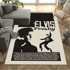 Elvis Presley: Rock Roll Floor Mat Suitable for Decorate room Entryway Dining Room Outdoor Anti-slip Rug Office home decor Perfect Gift for Women/Men