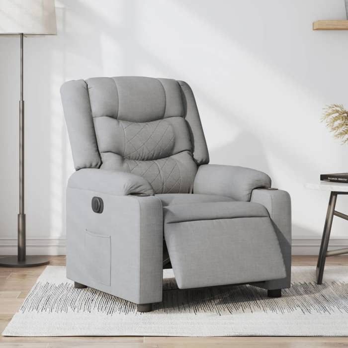 VidaXL Electric Recliner, Relaxation Chair with Adjustable Backrest and Footrest, Living Room Seat Room of 3206567