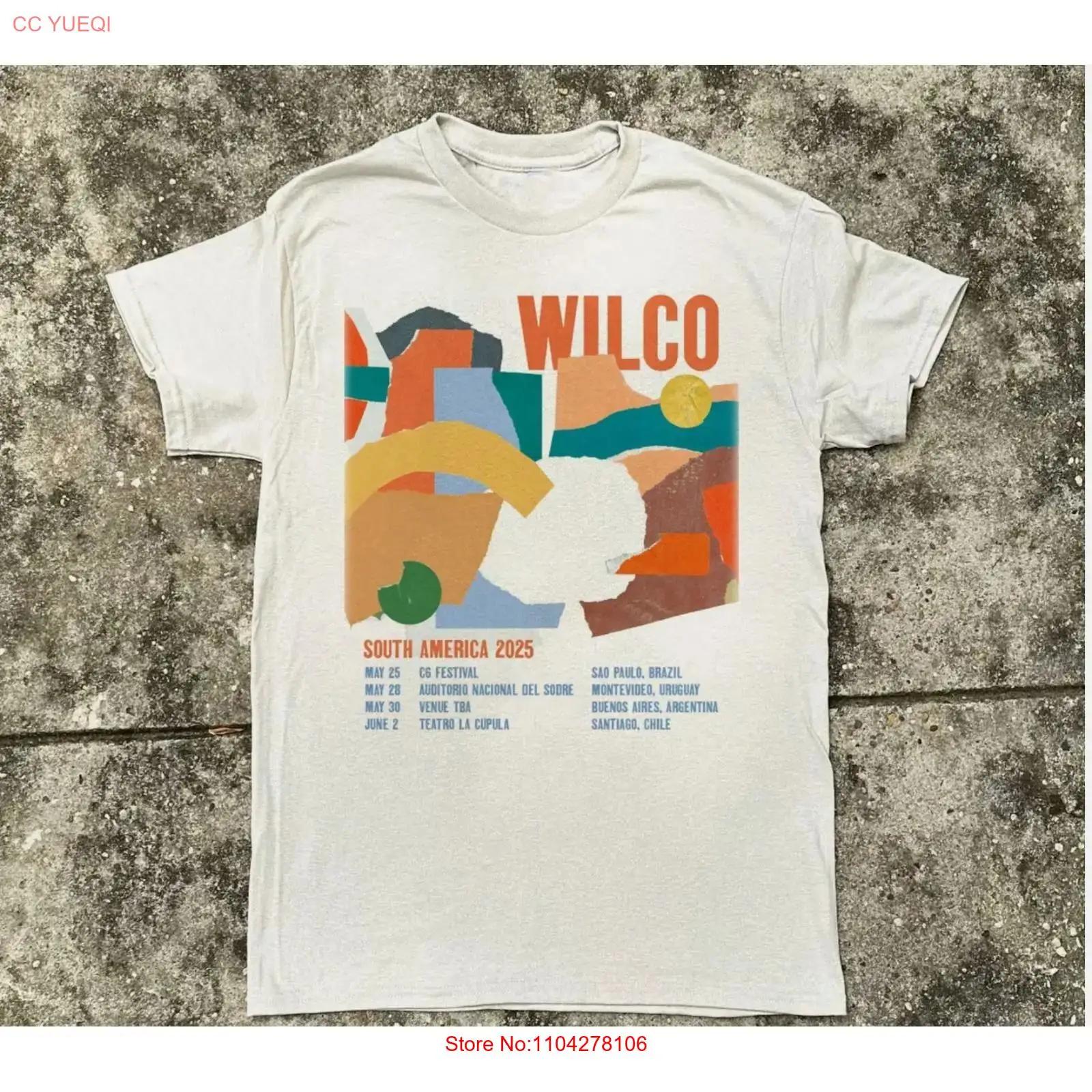 

WILCO ANNOUNCES 2025 TOUR Band For Fans S to 5XL T shirt vintage Washed Versatile graphic fashion Comfortable designer clothes 5XL різнокольоровий