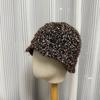 Mixed color handmade bag head knitted hat fashionable wool hat autumn and winter new stacking hat versatile casual cold hat