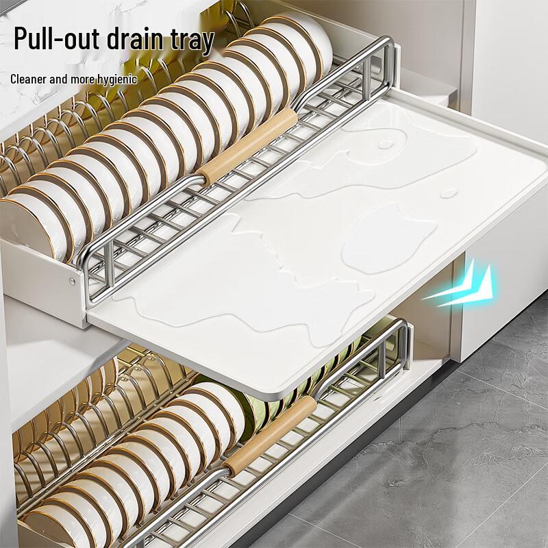 Kitchen Pull-out Dish Drying Rack