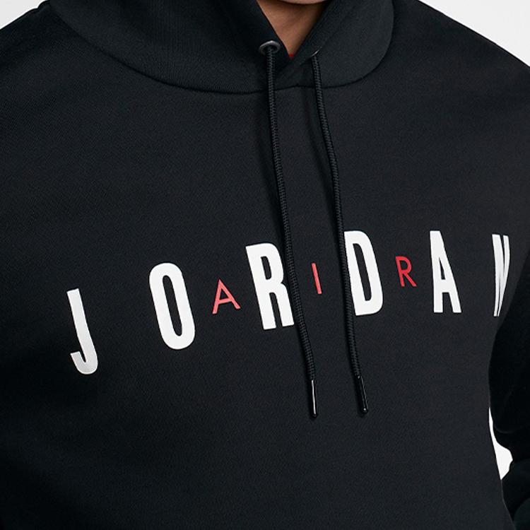 Jordan Air Flight Fleece Hoodie Men Hoodies Black CJ9666-010