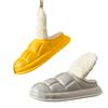 Thick Sole Waterproof Cotton Slippers for Home Winter, EVA Material, Floral Design, Couples, Indoor Comfort