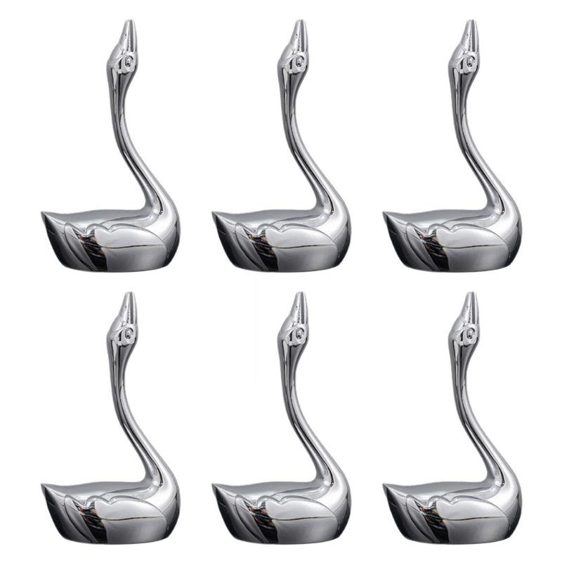 

Elegant Cygnus Shape Zinc Alloy Chopstick Stand Holders For Homes Dining Decors Easy To Cleaning And Corrosions Resistant 1