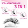 Natural Look False Eyelashes 10-18mm Length DIY Lash Extension Kit  Makeup Enhancement