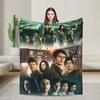 Newt X Thomas Flannel Blanket The Maze Runner  Movie Warm Soft Throw Blanket for Bedroom Picnic Fashion Bedspread Sofa Bed Cover