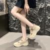 Dongdong Roman Sandals Women's Shoes 2025 New Summer Versatile Hollow Sports Leisure Thick Sole Heightening Popular Dad Shoes