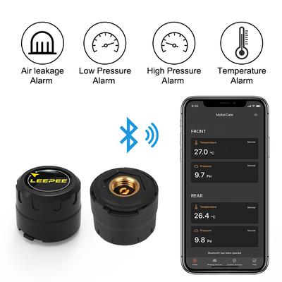 Android/IOS Ogólne Auto Alarm Bezpieczeństwa Motocykl TPMS Zewnętrzne Czujniki Czujnik Ciśnienia w Oponach System Monitorowania Bluetooth-Kompatybilny 4.0 5.0