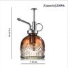 1Pc Glass Watering Spray Bottle Vintage Plastic Top Pump Watering Can Colored Glass Spary Bottle Plant Mister For House Plants&