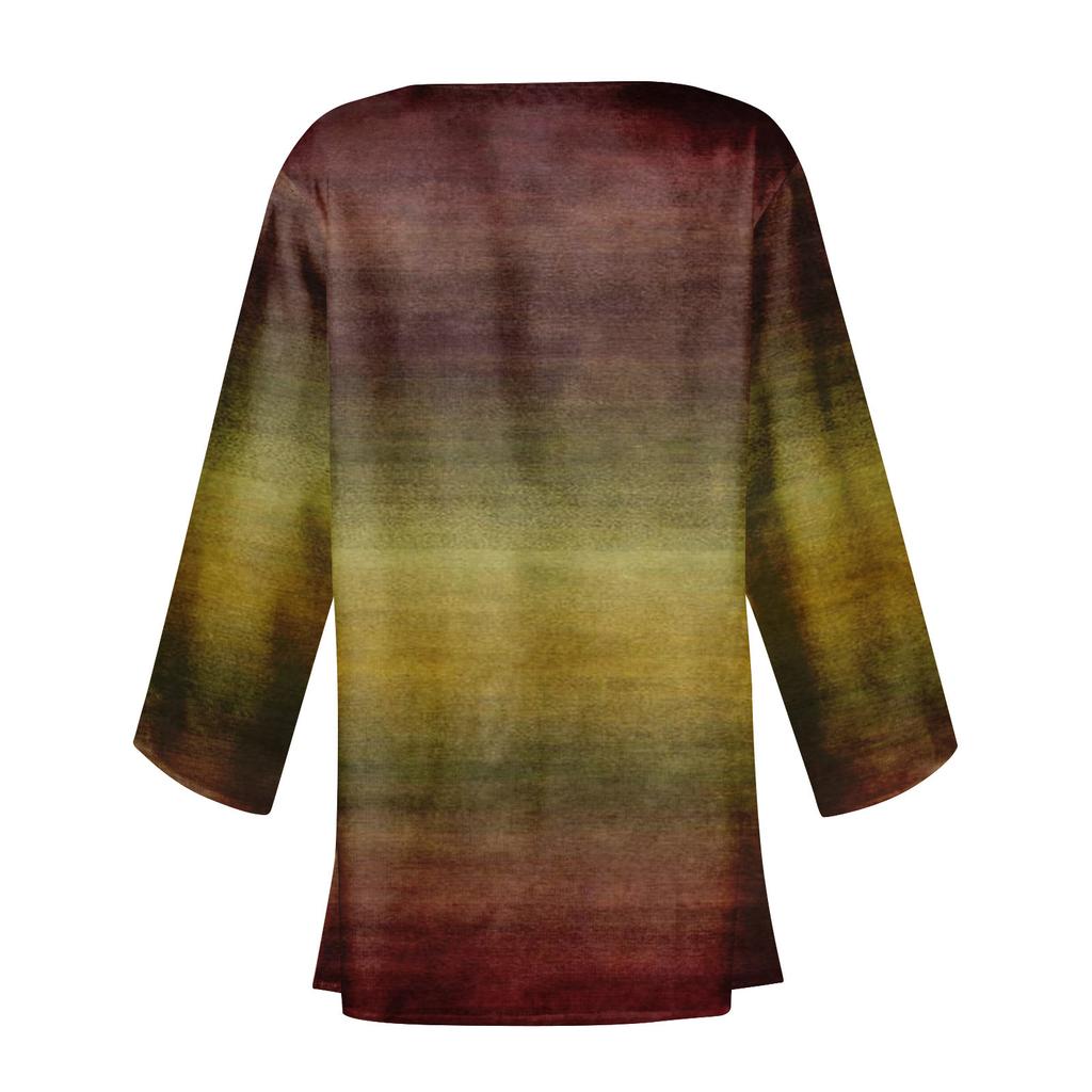 Kvinnors fritidsmodetryckt lättviktsjacka i mellanlång kofta