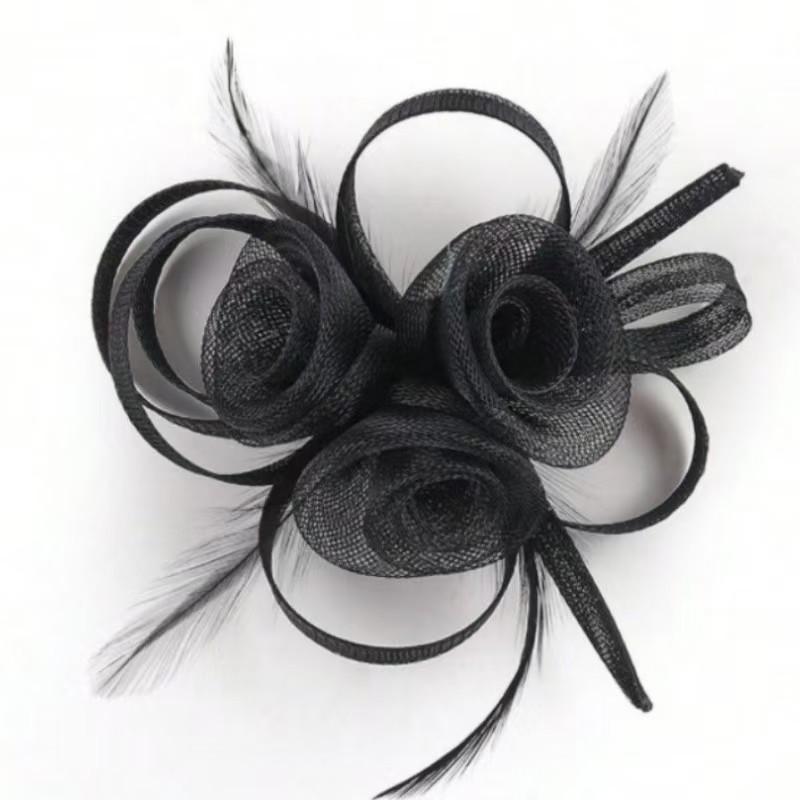 Brudhuvudbonad: Vintage Fjäderfascinator för Tebjudning, Hästkapplöpning, Dans, Festival och Evenemang