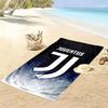 Serviette de plage du club de football Juventus, Durable et facile à nettoyer, Serviette de plage douce et vive, Parfaite pour le voyage