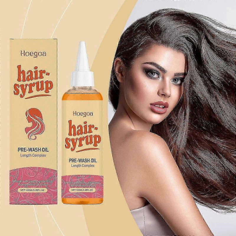 3pz Sciroppo per Capelli Rapunzel Olio Pre-Shampoo Trattamento Stimola la Crescita dei Capelli 100ml