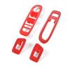 for 2017- Jeep Compass Door Window Lift Switch Cover Panel Trim | ABS | Red