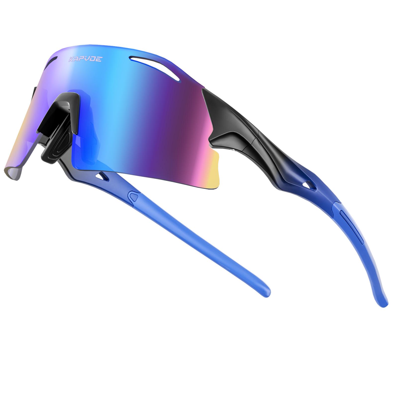 

KAPVOE Women Running Riding Travel UV400 Goggles New Outdoor Road Men Bike Sunglasses Sports Leisure Driving Cycling Glasses