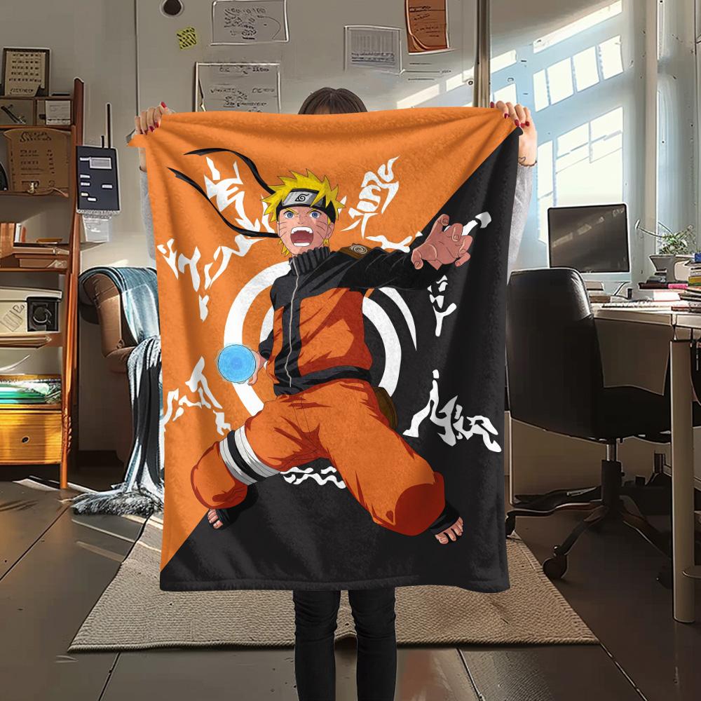 Naruto Sage Art Flannel Blanket, High quality Comfortable for All Seasons, Home Decor, Warmth and Comfort