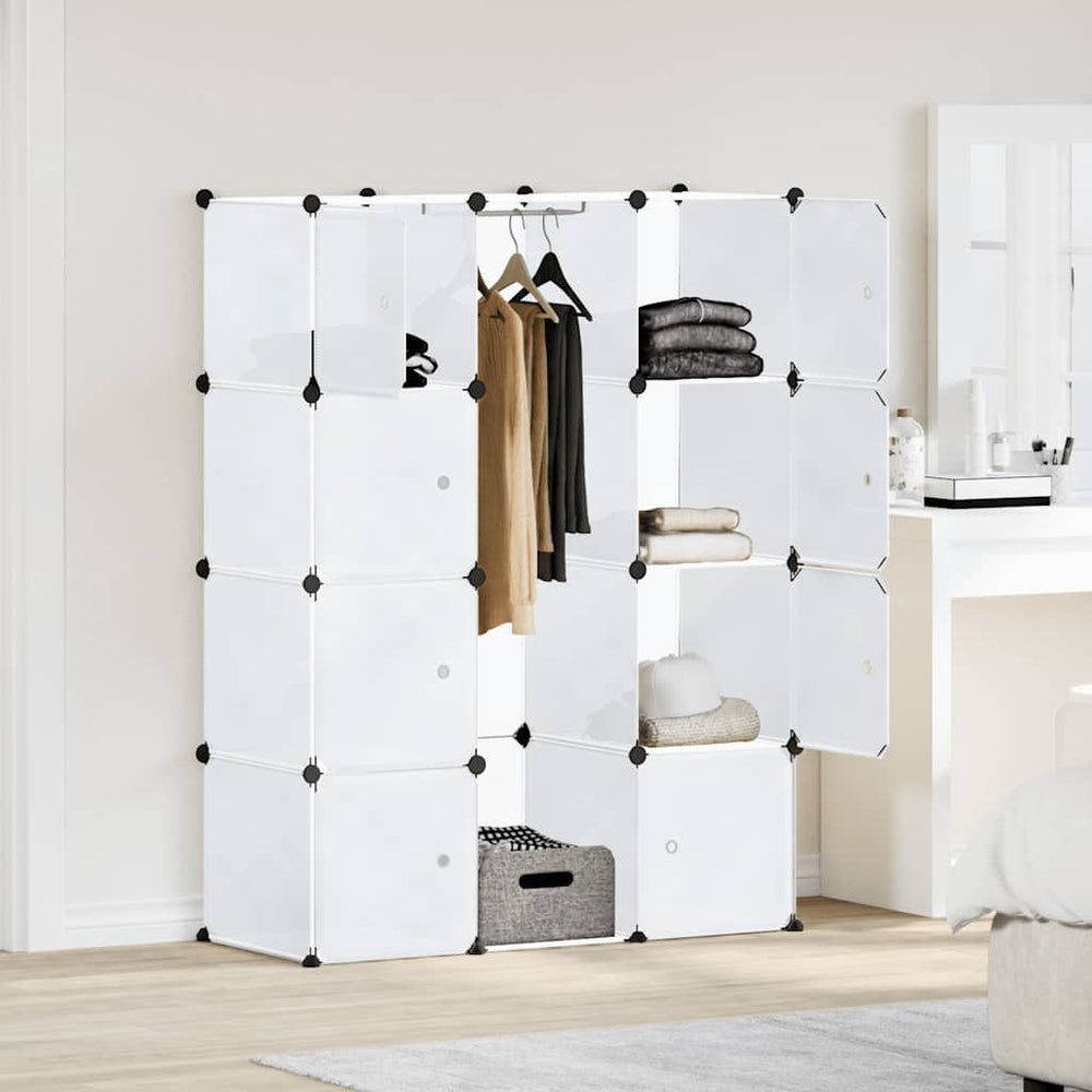 Armoire modulaire 9 compartiments 109x36,5x143 cm