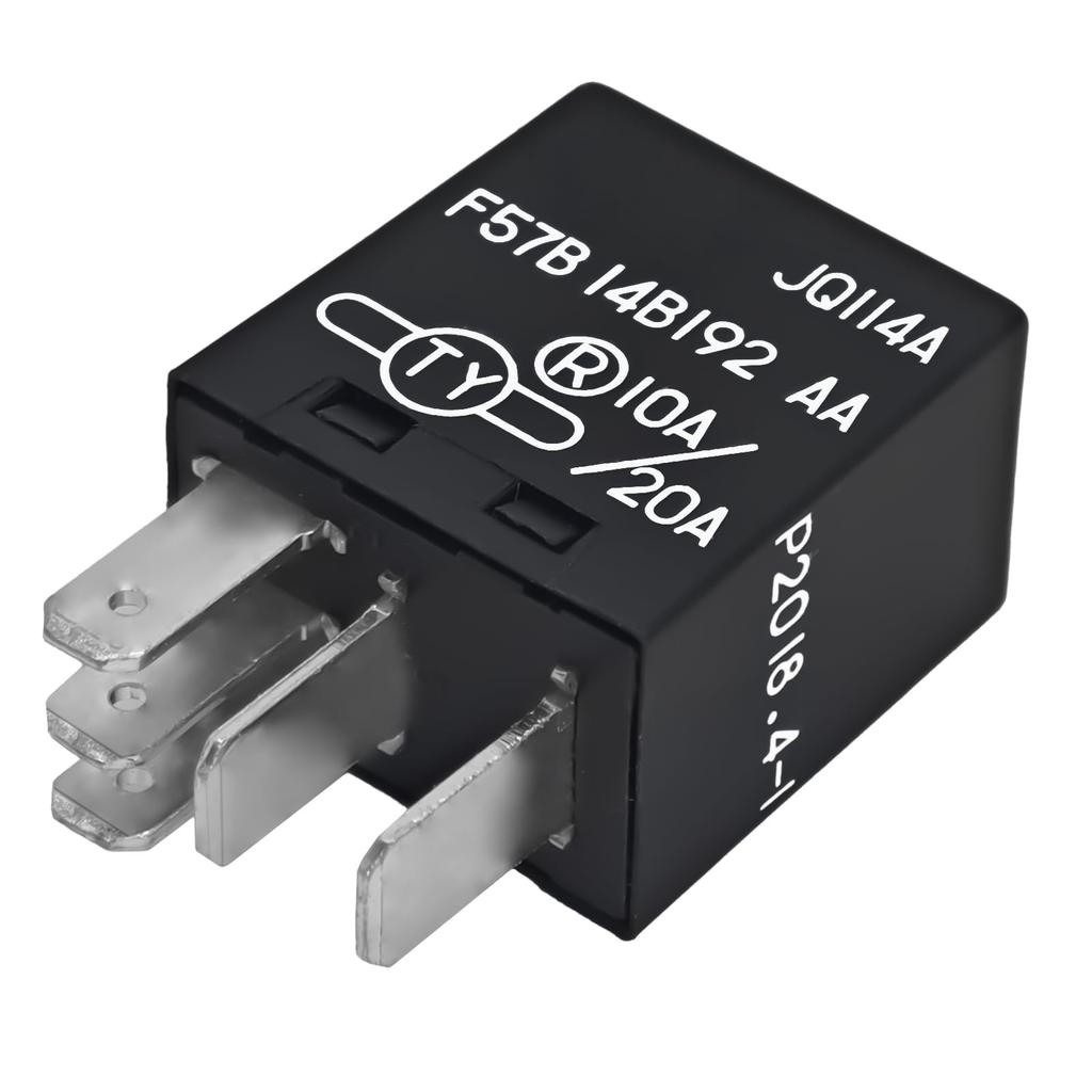 F57B14B192AA Auto Relay (Set of 4) - 10A/20A 12VDC 5 Pin SPDT OEM Replacement