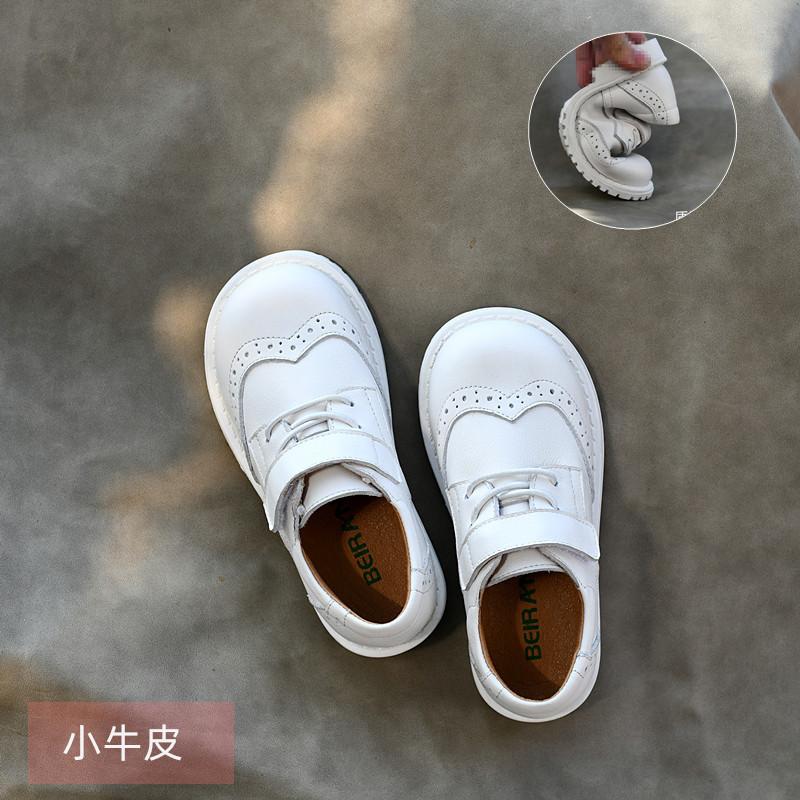 Echte Leder Kinderschuhe 2026 Frühling Sommer Herbst Kinderschuhe Jungen Mädchen Britischer Stil Klassischer Komfort Schwarze Lederschuhe