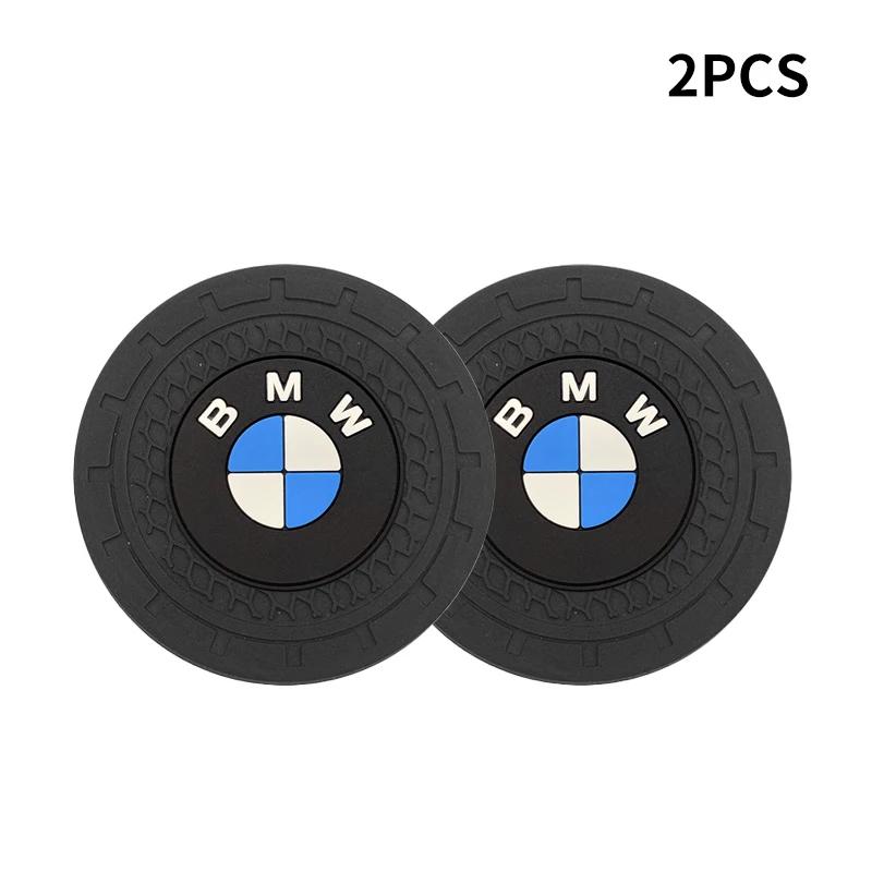 For BMW Silica Gel Car Coaster Water Cup2pcs Silicone Car Water Cup Holder Coaster Anti Slip Pad Mat For BMW X5 X4 X6 X7 G20 G32